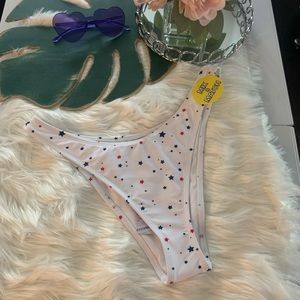 Star Spangled High Hip Bikini Bottom